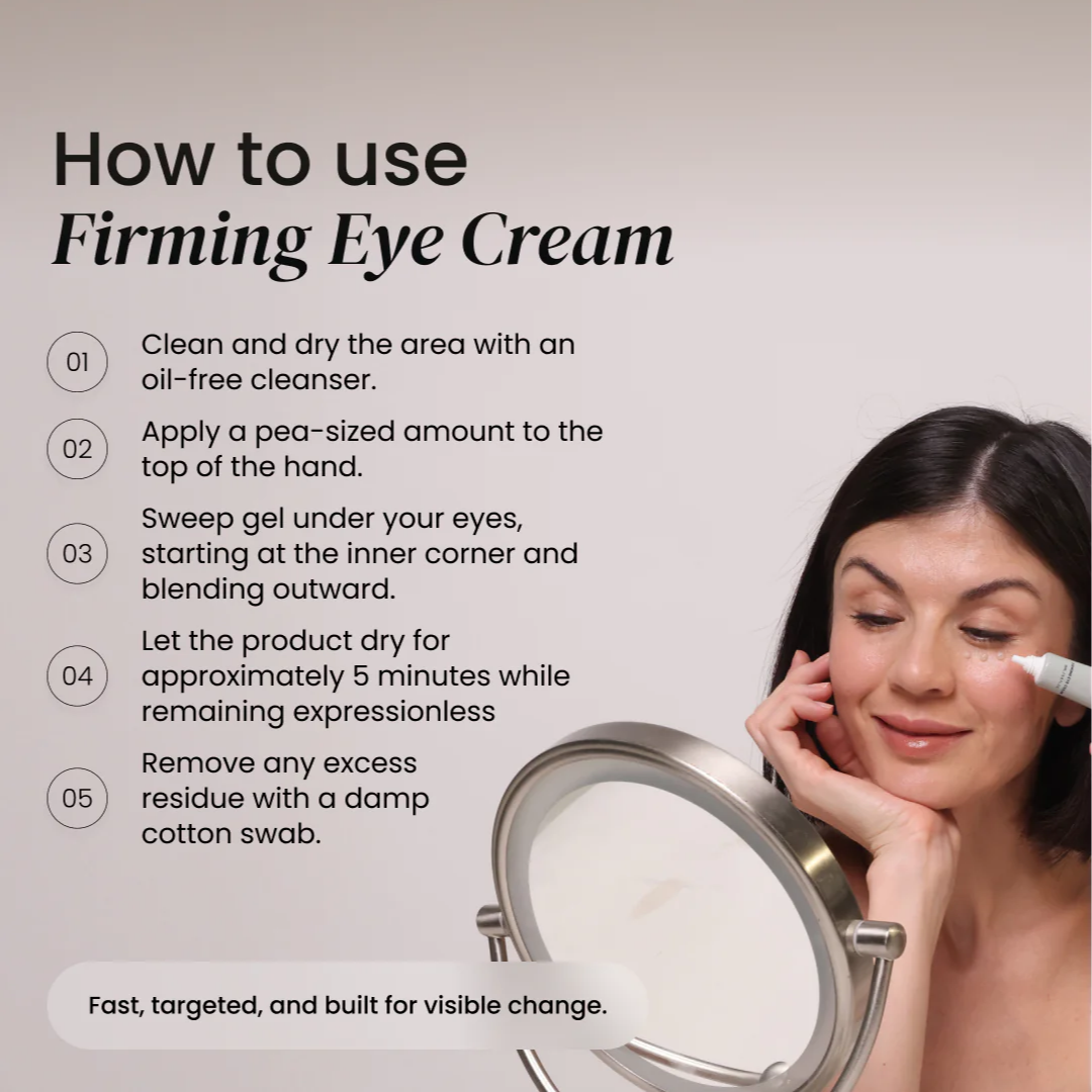 Firming Eye Cream for fines lines, deep wrinkles and under-eye puffiness