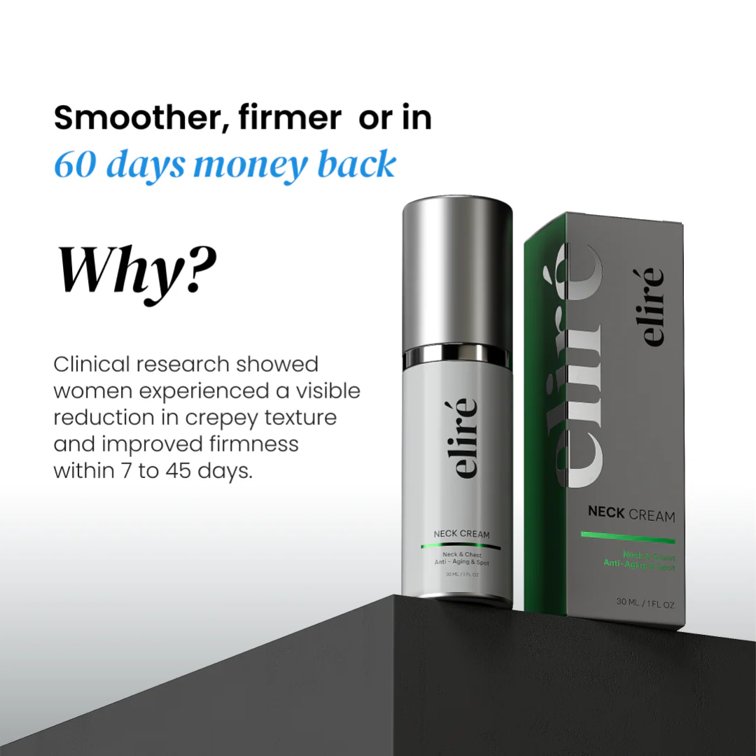 Neck Cream for sagging skin, deep creases and neck lines